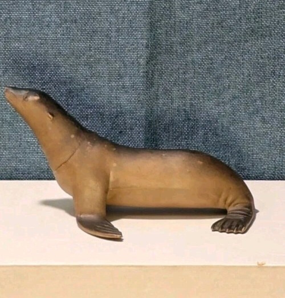 Vintage S.H. Sea Lion Figure | Realistic Ocean Animal Toy | Articulated Neck - Picture 1 of 16